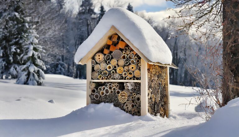 Insektenhotel im Winter – Was ist zu tun?